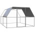 Jaula gallinero de exterior de acero galvanizado 3x4x2