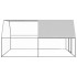 Jaula gallinero de exterior de acero galvanizado 3x4x2