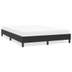 Estructura de cama sin colchón terciopelo negro 160x220 cm