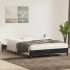 Estructura de cama sin colchón terciopelo negro 160x220