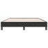Estructura de cama sin colchón terciopelo negro 160x220