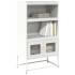 Aparador de acero blanco 68x39x123