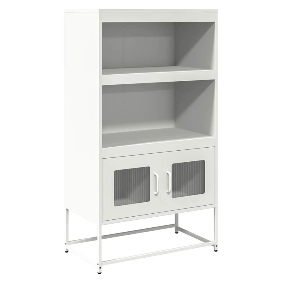 Aparador de acero blanco 68x39x123