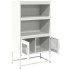 Aparador de acero blanco 68x39x123