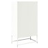 Aparador de acero blanco 68x39x123