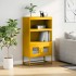 Aparador de acero amarillo mostaza 68x39x123