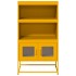 Aparador de acero amarillo mostaza 68x39x123