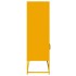 Aparador de acero amarillo mostaza 68x39x123