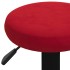 Taburetes de cocina 2 unidades terciopelo rojo