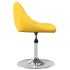Sillas de comedor giratorias 2 uds terciopelo amarillo