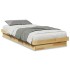 Estructura de cama sin colchón 90x200 cm madera maciza de