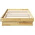Estructura de cama sin colchón 90x200 cm madera maciza de