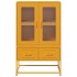 Aparador de acero amarillo mostaza 68x39x111,5