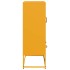 Aparador de acero amarillo mostaza 68x39x111,5