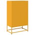 Aparador de acero amarillo mostaza 68x39x111,5