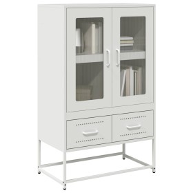 Aparador de acero blanco 68x39x111,5