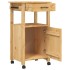 Carrito de cocina MONZA madera maciza de pino 48x40x90