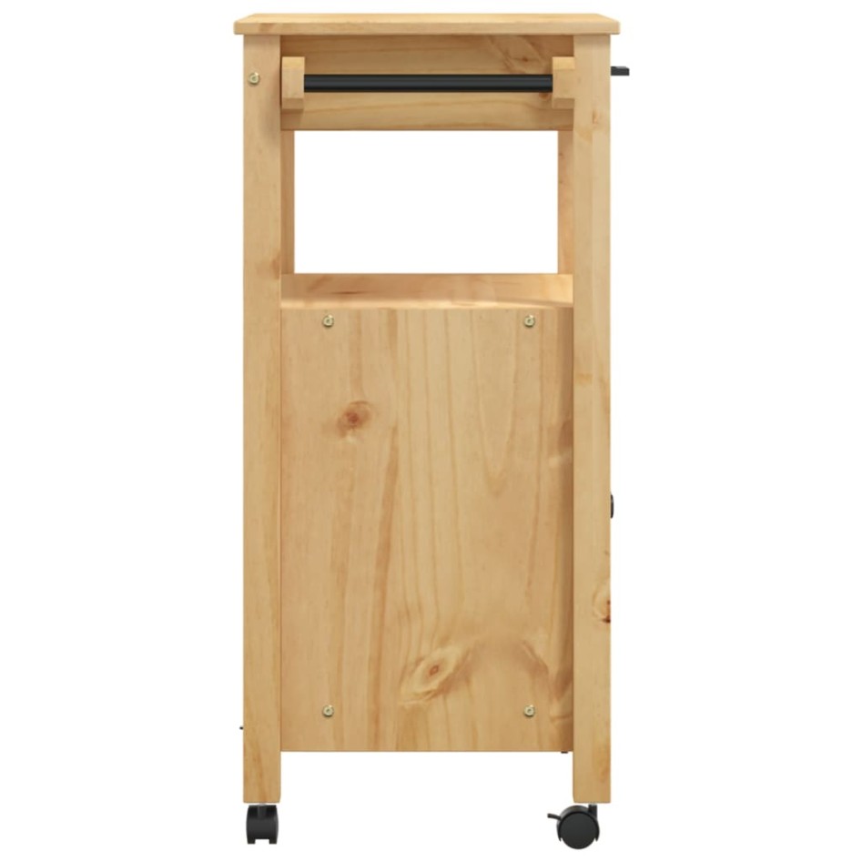 Carrito de cocina MONZA madera maciza de pino 60x40x90