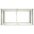 Jardinera de acero laminado en frío blanco 80x40x80