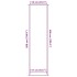 Felpudo antracita 115x500