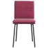 Sillas de comedor 4 unidades terciopelo rojo