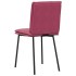 Sillas de comedor 4 unidades terciopelo rojo