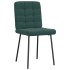 Sillas de comedor 6 unidades terciopelo verde