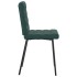 Sillas de comedor 6 unidades terciopelo verde