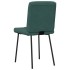 Sillas de comedor 6 unidades terciopelo verde