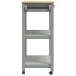 Carrito de cocina MONZA madera maciza de pino 84x40x90