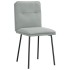 Sillas de comedor giratorias 6 uds terciopelo gris