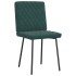 Sillas de comedor 4 unidades terciopelo verde