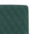 Sillas de comedor 4 unidades terciopelo verde