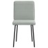 Sillas de comedor giratorias 6 uds terciopelo gris