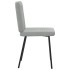 Sillas de comedor giratorias 6 uds terciopelo gris