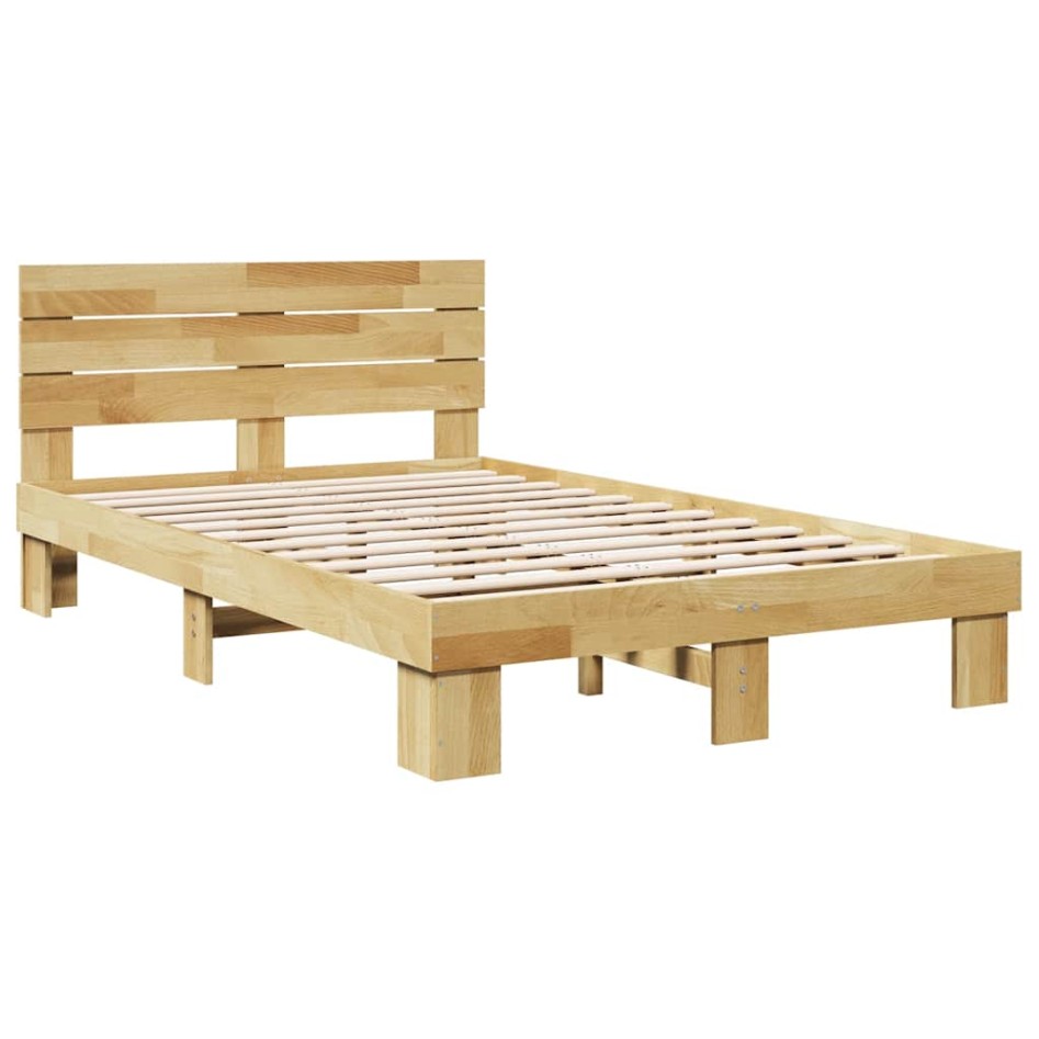Estructura de cama con cabecero sin colchón 120x200