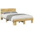 Estructura de cama con cabecero sin colchón 120x200