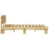 Estructura de cama con cabecero sin colchón 120x200