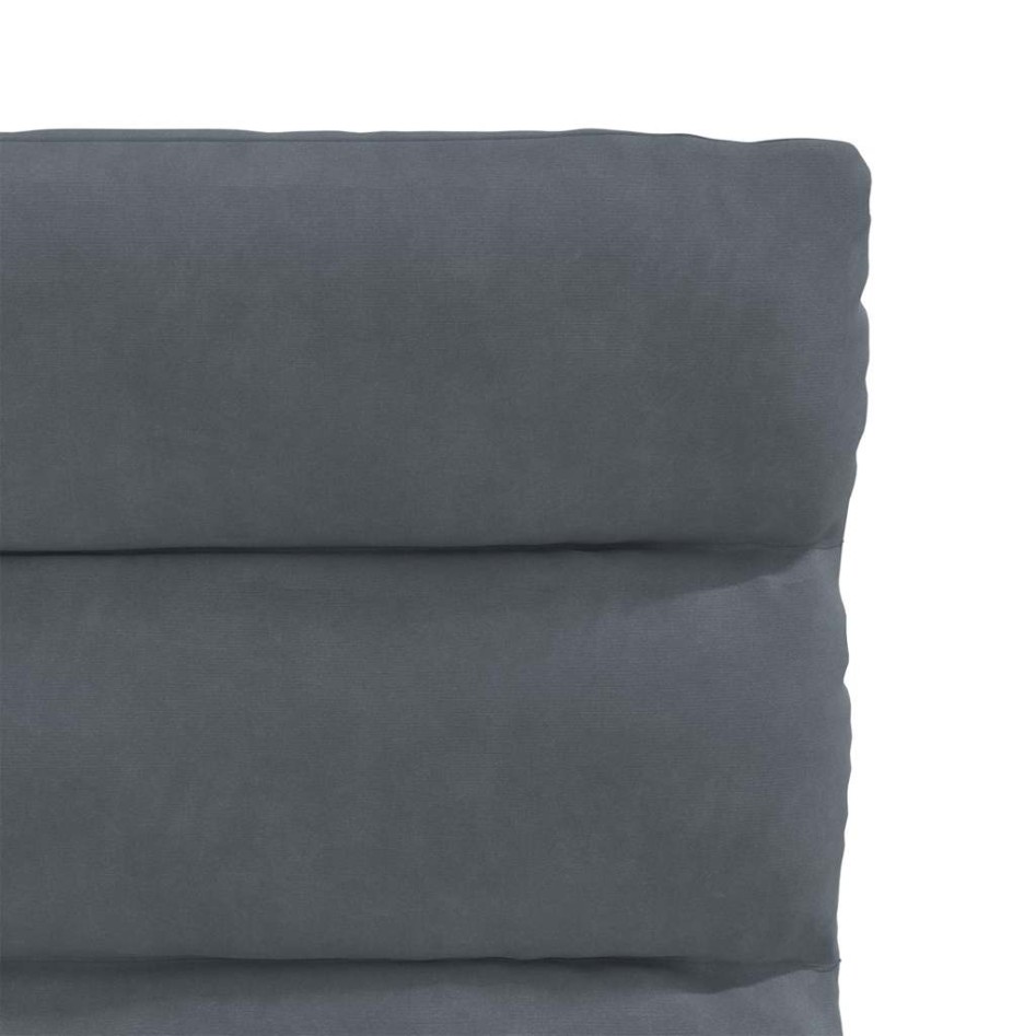 Sillas de comedor 6 unidades terciopelo gris