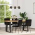 Sillas de comedor 4 unidades terciopelo