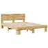 Estructura de cama con cabecero sin colchón 150x200