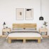 Estructura de cama con cabecero sin colchón 150x200