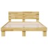 Estructura de cama con cabecero sin colchón 150x200
