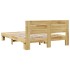 Estructura de cama con cabecero sin colchón 150x200
