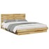 Estructura de cama con cabecero sin colchón 160x200