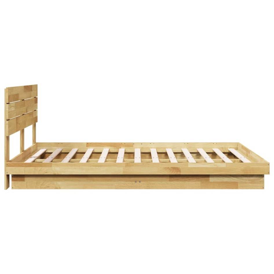 Estructura de cama con cabecero sin colchón 160x200