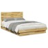 Estructura de cama con cabecero sin colchón 120x200