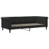 Sofá cama nido con colchón terciopelo negro 90x200