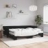 Sofá cama nido con colchón terciopelo negro 80x200