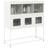 Aparador de acero laminado en frío blanco 100,5x39x107